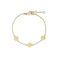 Florence armbånd m. vedhæng, guldbelagt