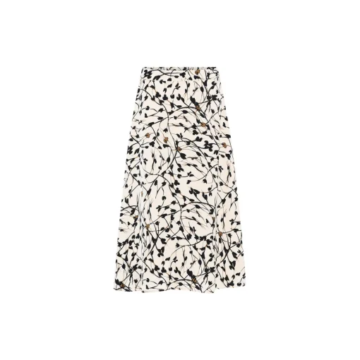 FloretBBAmattas skirt, white cream aop