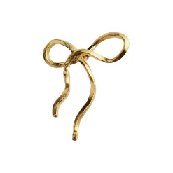Flow Bow Earring Single, gold