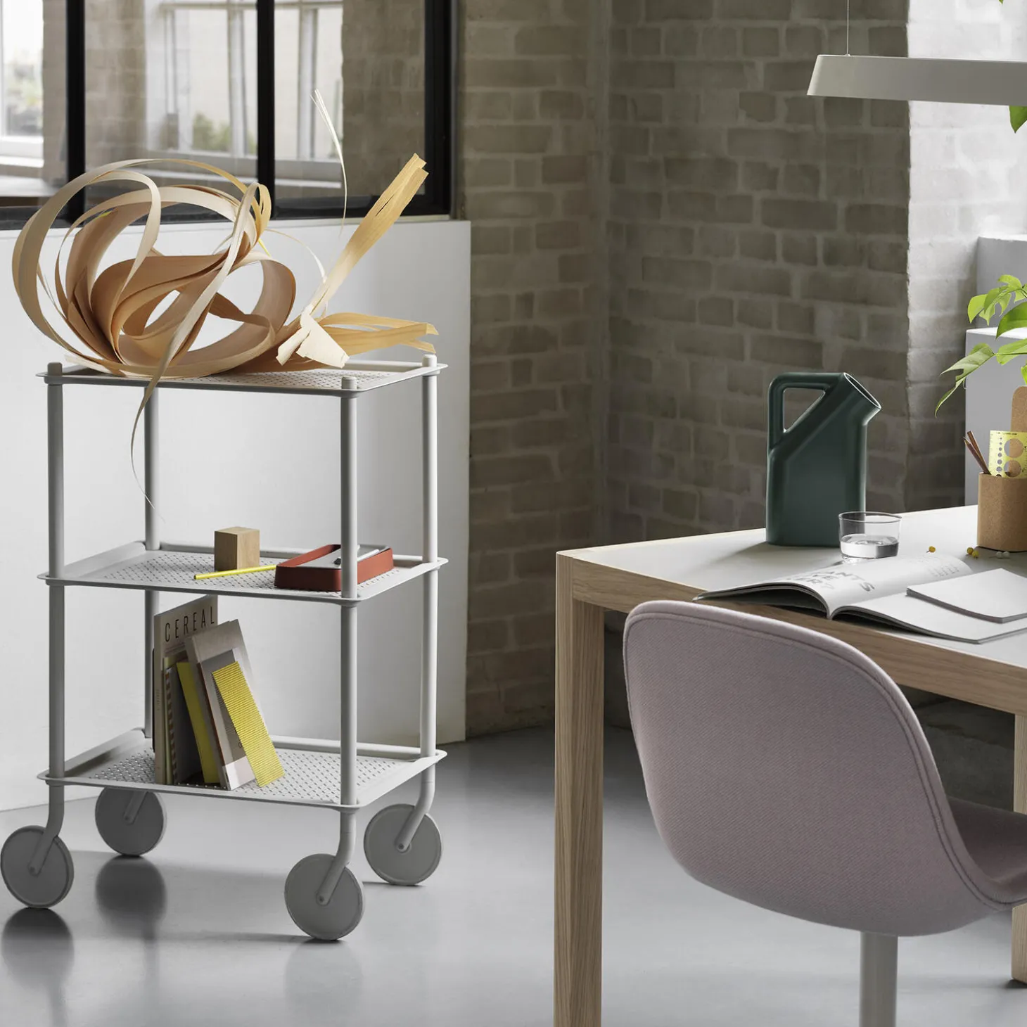 Flow Trolley 3-Layer, grey