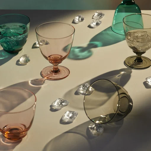 Flow vandglas, champagne