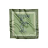 Flowering Green F silketørklæde