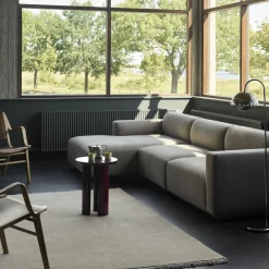 Flowerpot VP12 Floor Lamp, chrome-plated