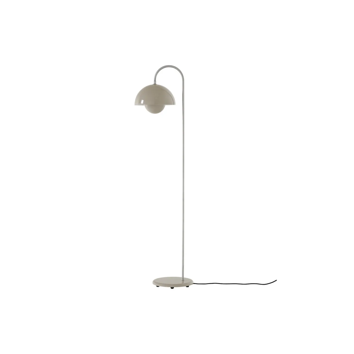Flowerpot VP12 Floor Lamp, grey beige
