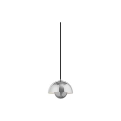 Flowerpot VP1 Pendant, chrome-plated