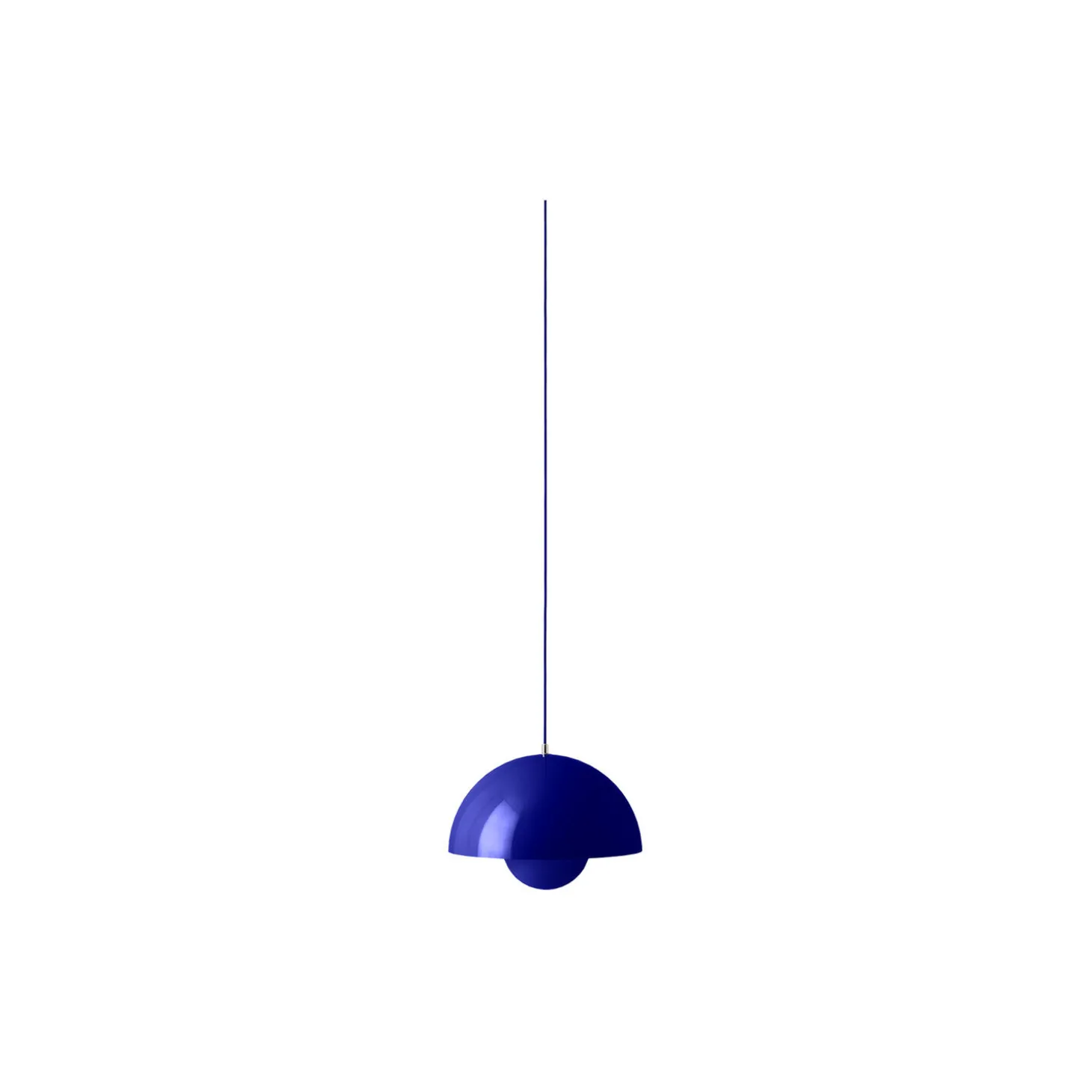 Flowerpot VP7 Pendant, cobalt blue
