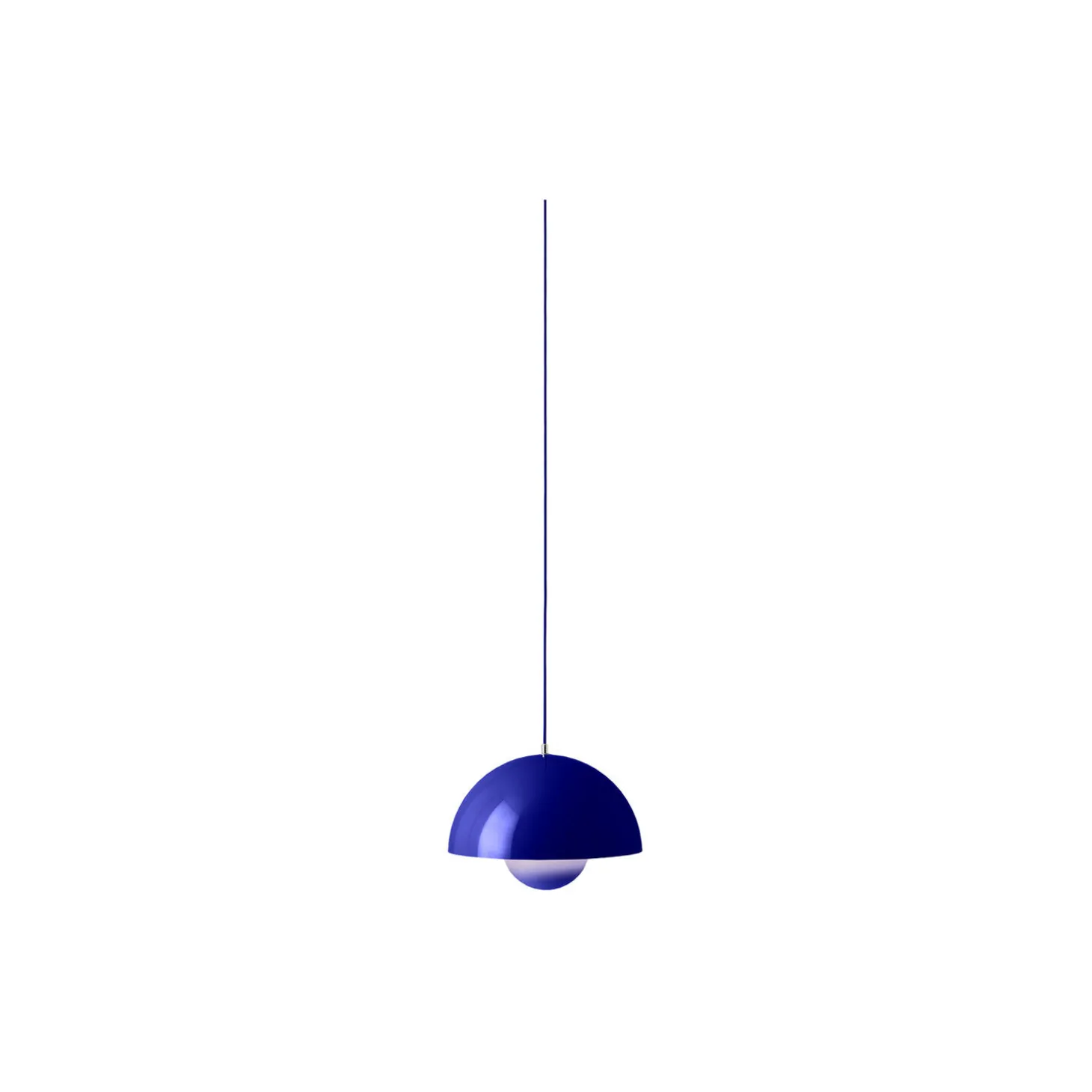 Flowerpot VP7 Pendant, cobalt blue