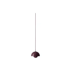 Flowerpot VP10 Pendant, dark plum