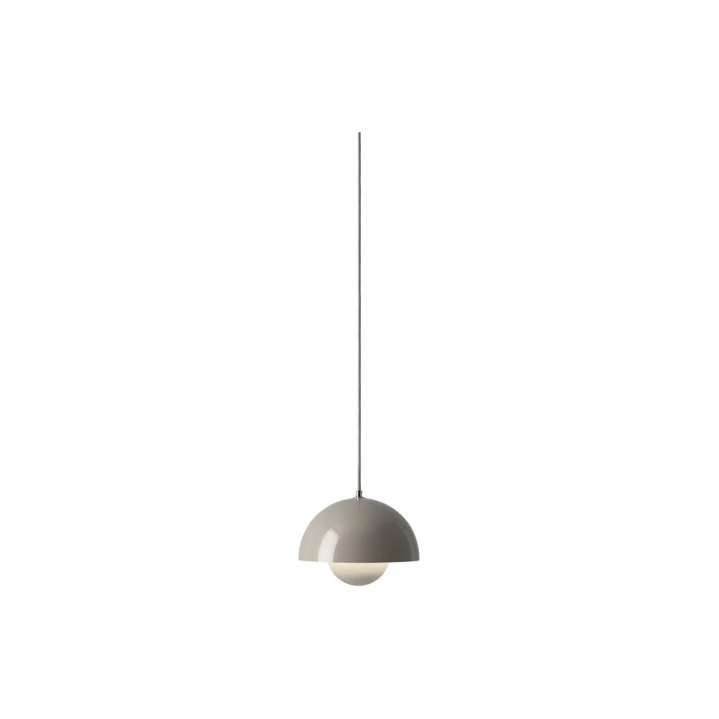 Flowerpot VP1 Pendant, grey beige