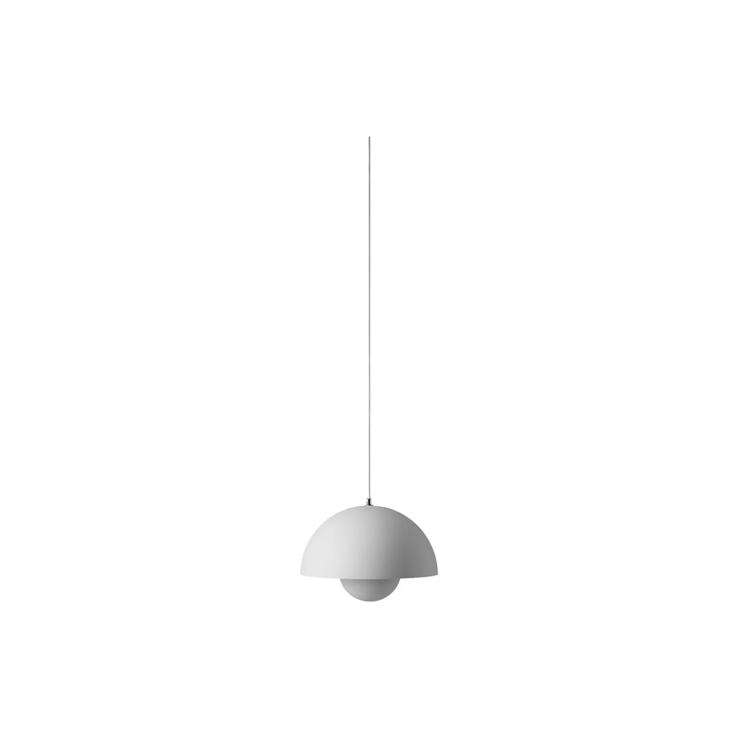 Flowerpot VP7 Pendant, matt light grey