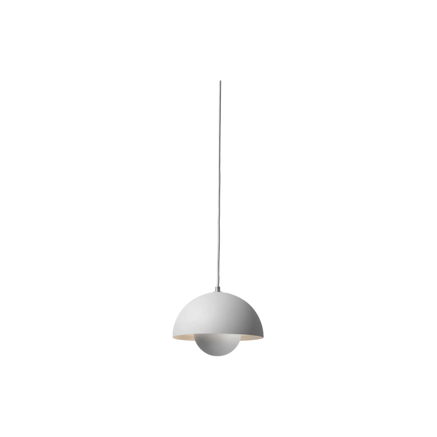 Flowerpot VP1 Pendant, matt light grey