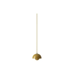 Flowerpot VP10 Pendant, mustard