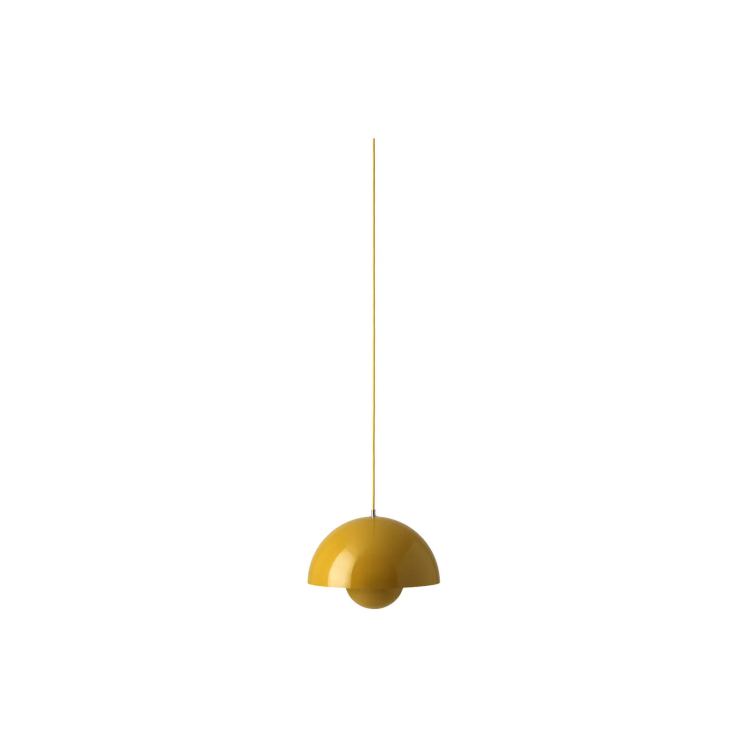 Flowerpot VP7 Pendant, mustard