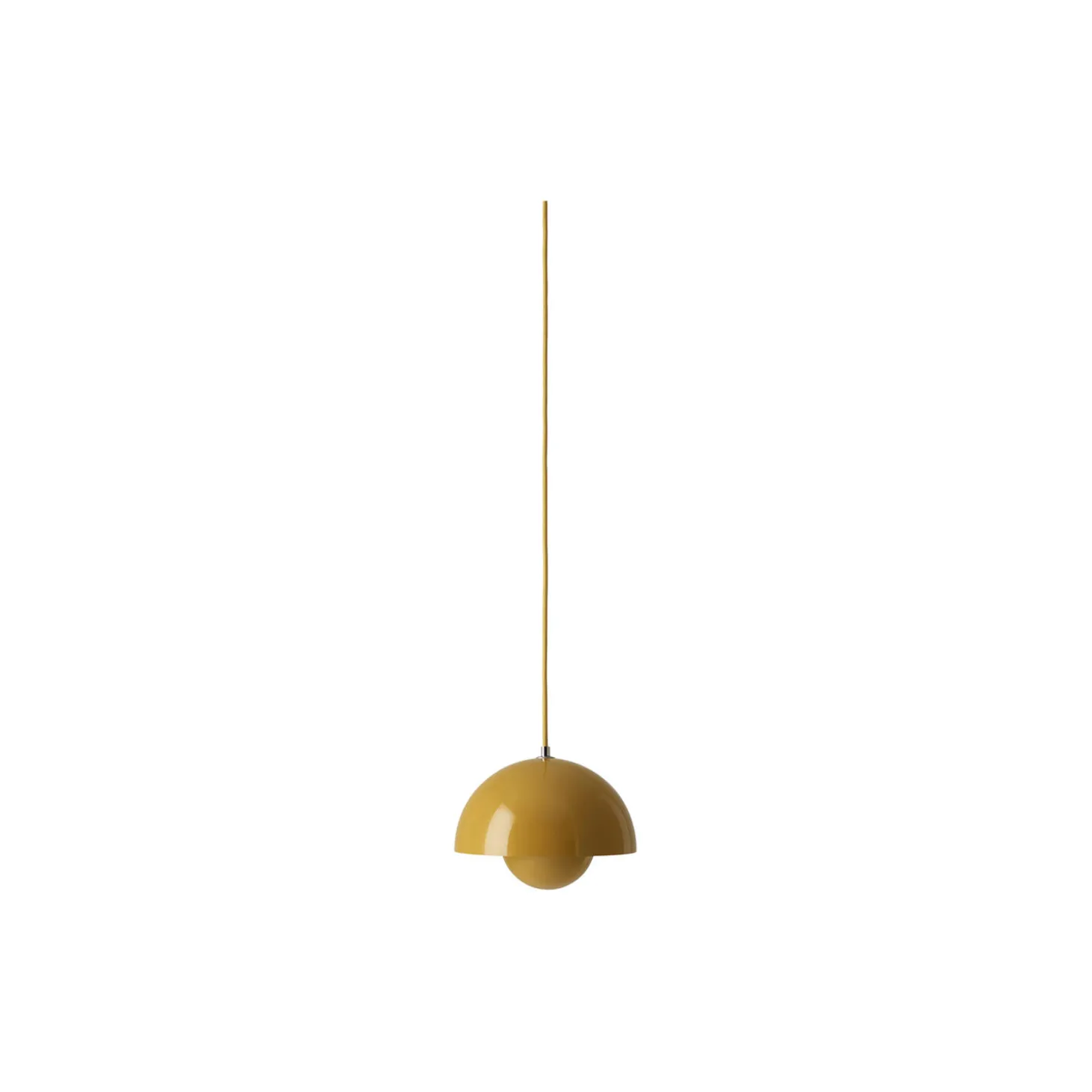 Flowerpot VP1 Pendant, mustard