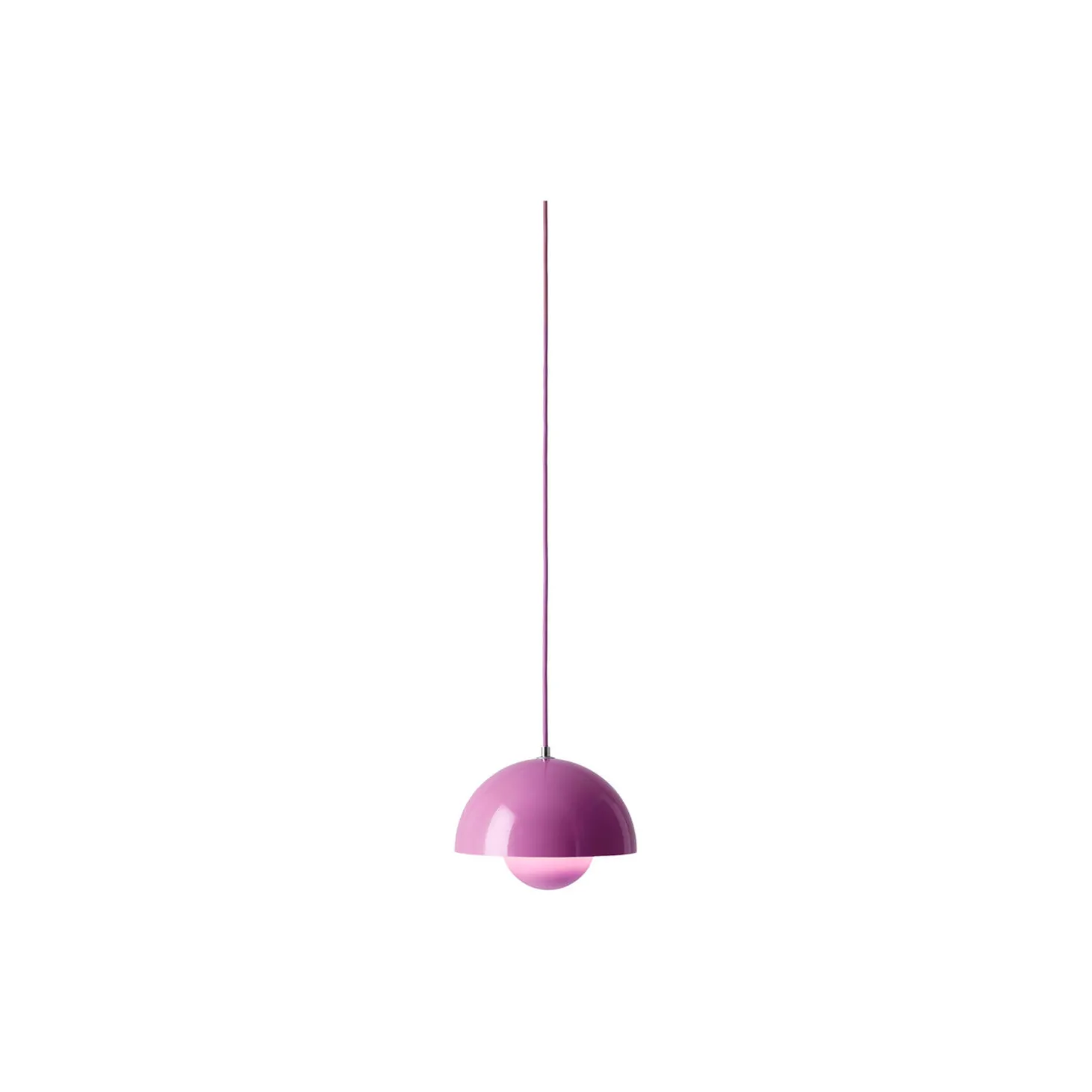 Flowerpot VP1 Pendant, tangy pink