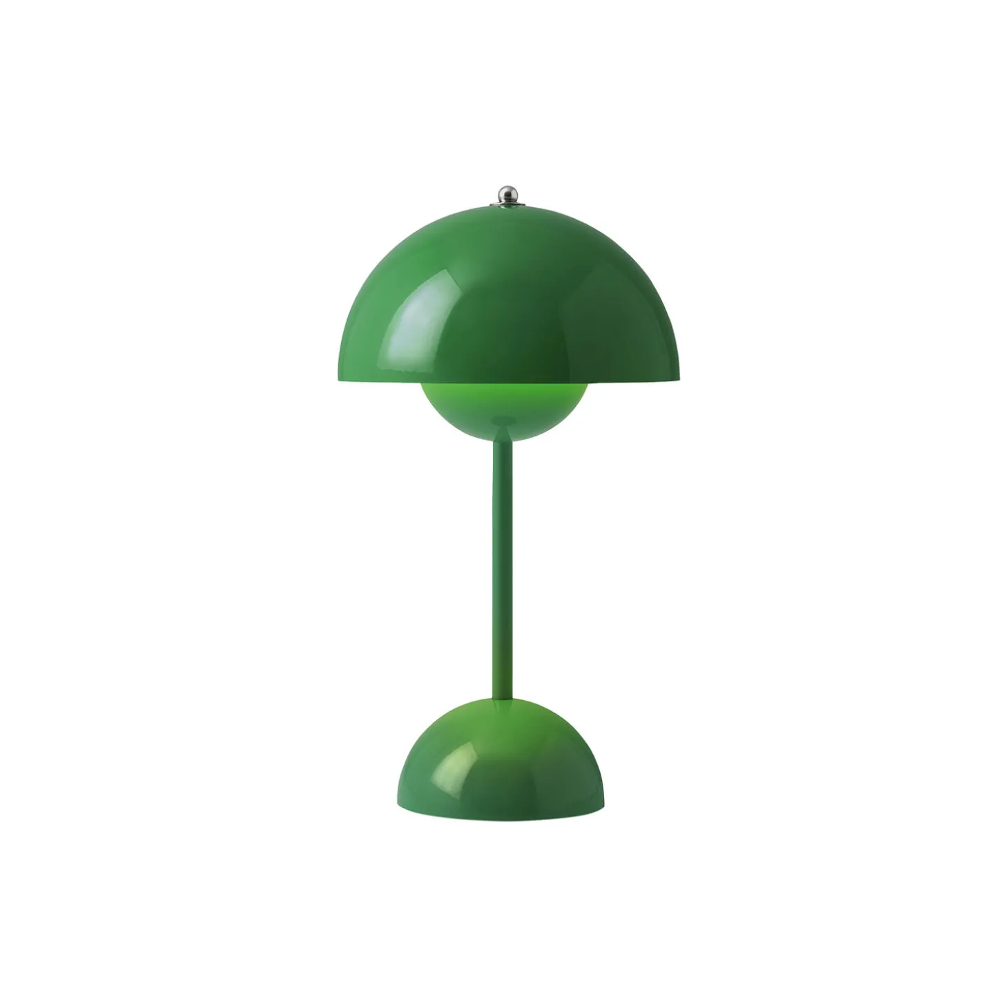 Flowerpot VP9 Portable Table Lamp, signal green