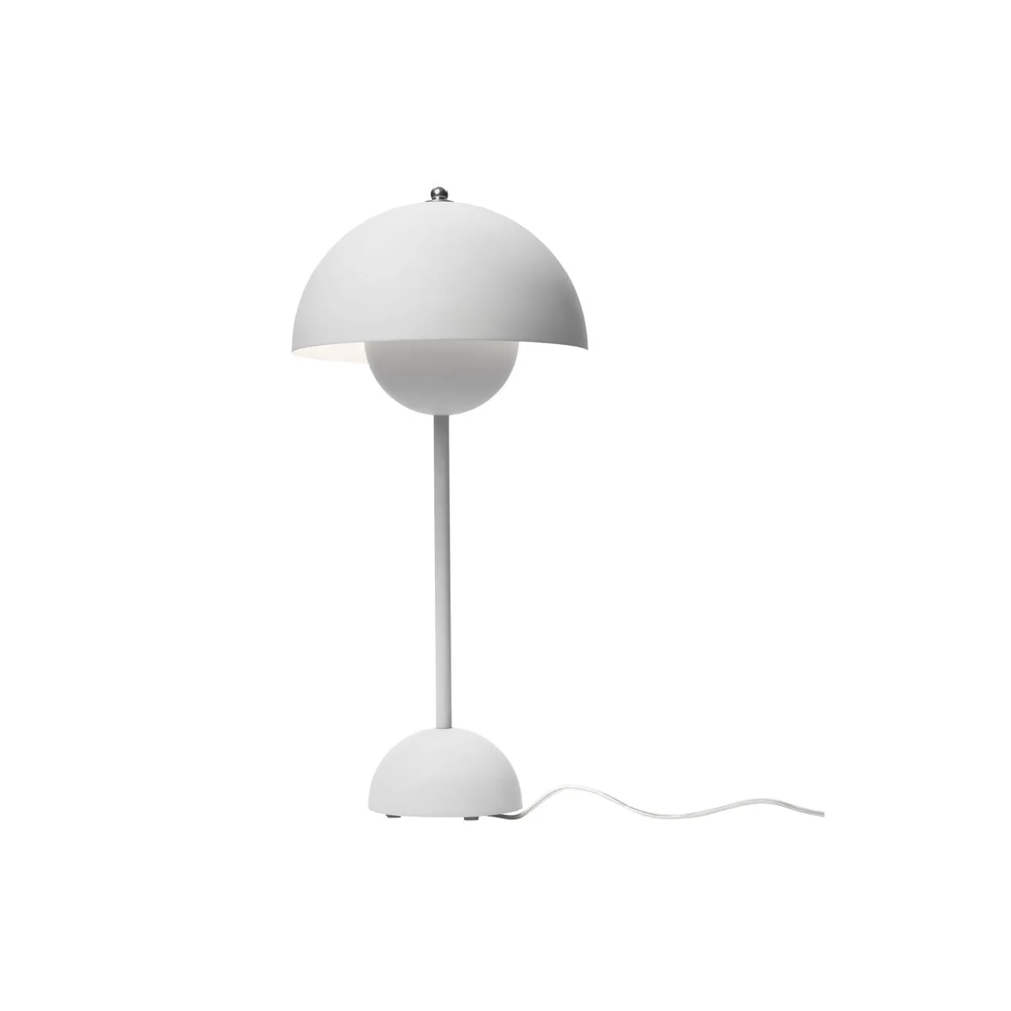 Flowerpot VP3 Table Lamp, matt light grey