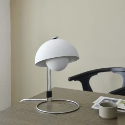 Flowerpot VP4 Table Lamp, matt white