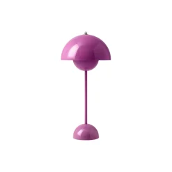 Flowerpot VP3 Table Lamp, tangy pink