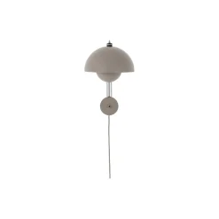 Flowerpot VP8 Wall Lamp, grey beige
