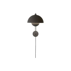 Flowerpot VP8 Wall Lamp, matt black