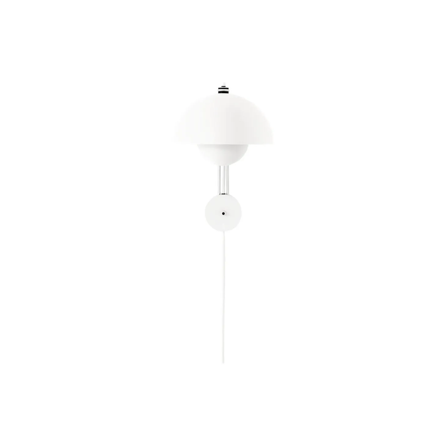 Flowerpot VP8 Wall Lamp, matt white