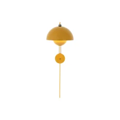 Flowerpot VP8 Wall Lamp, mustard