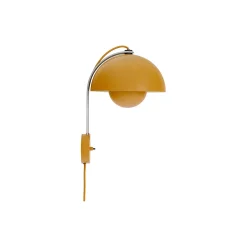Flowerpot VP8 Wall Lamp, mustard