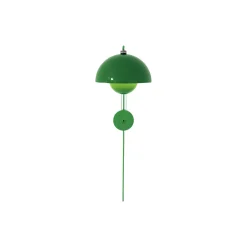 Flowerpot VP8 Wall Lamp, signal green