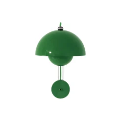 Flowerpot VP8 Wall Lamp, signal green