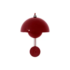 Flowerpot VP8 Wall Lamp, vermilion red
