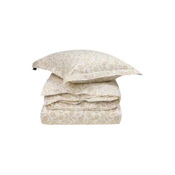 Flowers Cotton Sateen Bed Set, white/beige