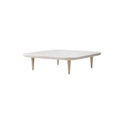 Fly SC11 Coffee Table, Bianco Carrara marble/oiled oak