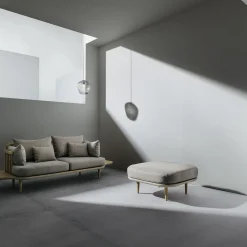 Fly SC9 Pouf, Hot Madison 094/oiled oak