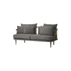 Fly SC2 2-seater Sofa, Hot Madison 093/smoked oiled oak