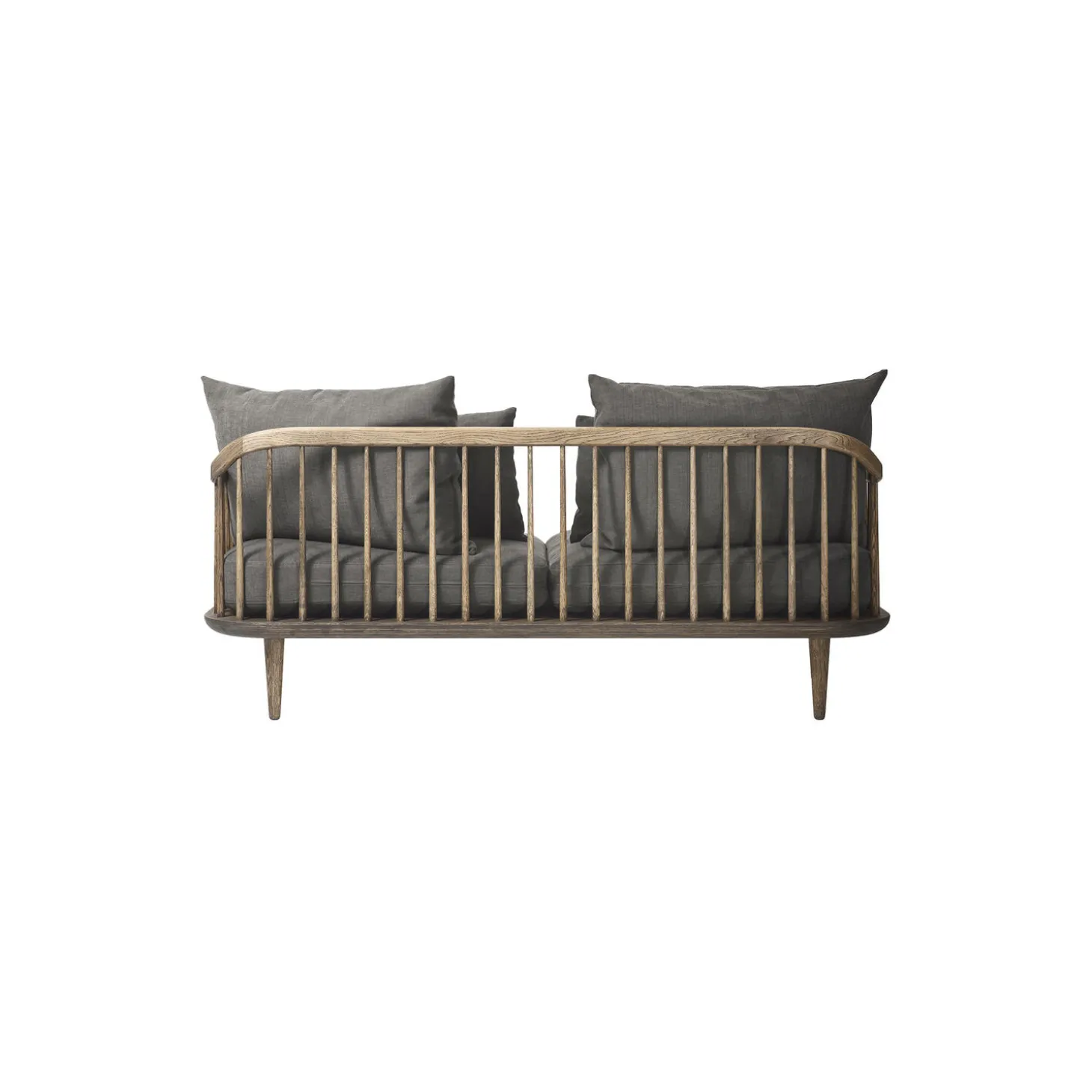 Fly SC2 2-seater Sofa, Hot Madison 093/smoked oiled oak