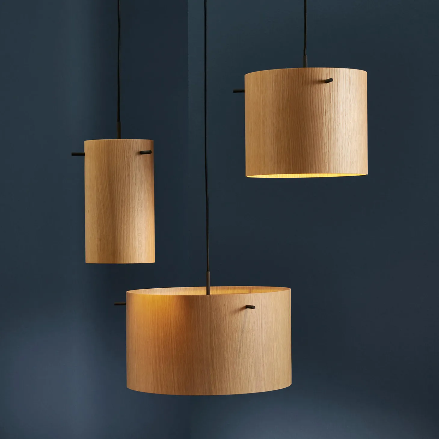 FM1954 Veneer Pendant, oak