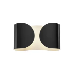 Foglio væglampe, black