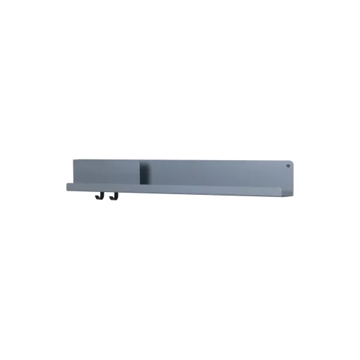 Folded Shelves, blue-grey