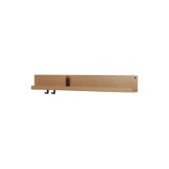 Folded Shelves, burnt orange