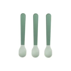 Foodie Easy-grip babyske 3-pak, green