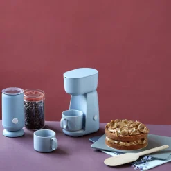 FOODIE single cup kaffemaskine, light blue
