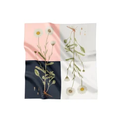 Four Square Daisy Silketørklæde