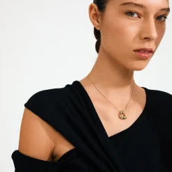 FREE halskæde, guldbelagt