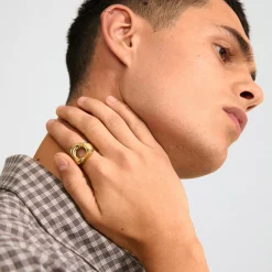 FREE ring, guldbelagt