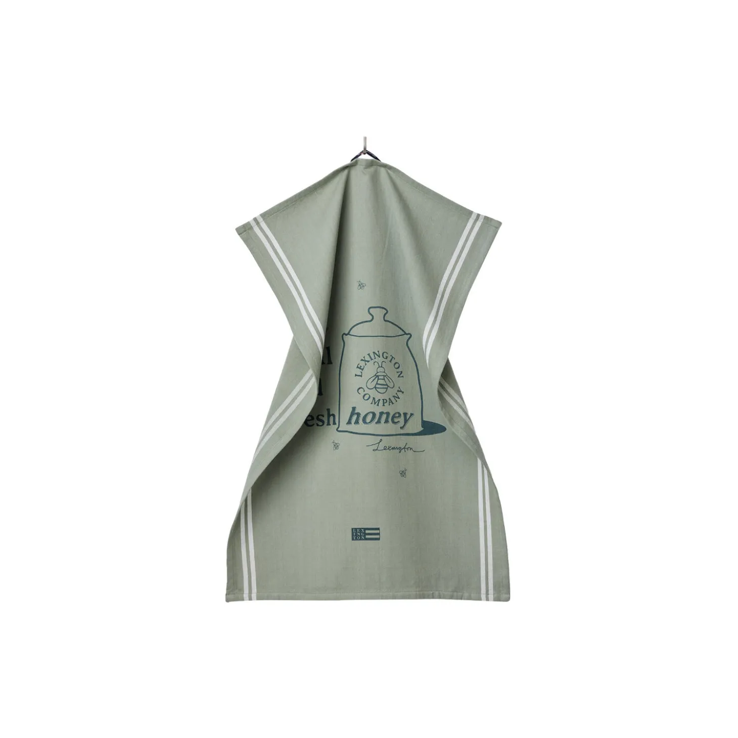 Fresh Honey Organic Cotton Kitchen Towel, green