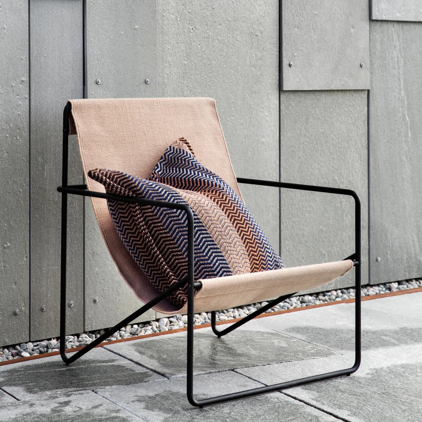 FRI Cushion, by the fire