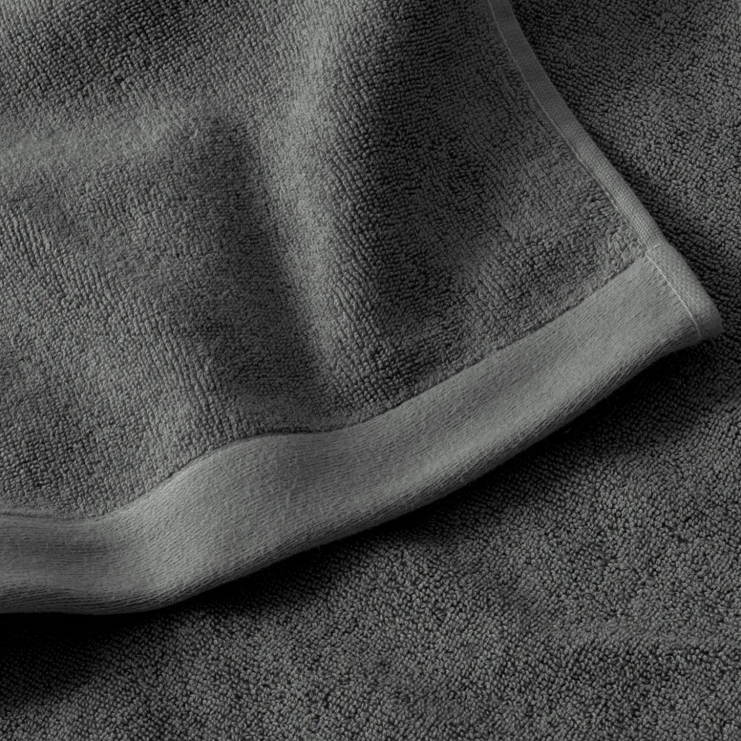 Frottéhåndklæde, antracit