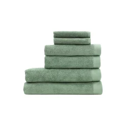 Frottéhåndklæde, mørkegrøn