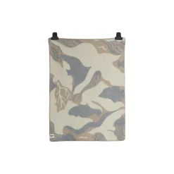 FUGL OG FISK Baby Size Throw, grey/beige